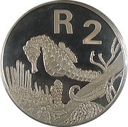 2 Rand Knysna Seahorse, South Africa, 1997 reverse image