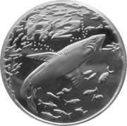 2 Rand Great White Shark, South Africa, 1999 reverse image