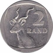 2 Rand UMZANTSI AFRIKA, South Africa, 2000-2001 reverse image
