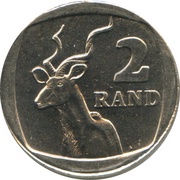 2 Rand iNingizimu Afrika - iSewula Afrika, South Africa, 2003 reverse image