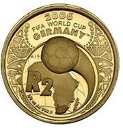 2 Rand World Cup of Football, Germany 2006, South Africa, 2005 reverse image
