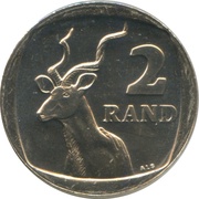 2 Rand Ningizimu Afrika - Afurika Tshipembe, South Africa, 2005-2017 reverse image