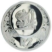 2 Rand World Cup Soccer, South Africa, 2006 reverse image
