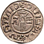Denar - Emma, Bohemia, 985-995 reverse image