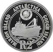 2 Rand Polar Year, South Africa, 2008 reverse image