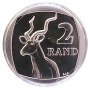 2 Rand Aforika Borwa - South Africa, South Africa, 2008-2020 reverse image