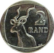 2 Rand uMzantsi Afrika - Suid-Afrika, South Africa, 2011-2013 reverse image