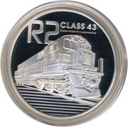 2 Rand Class 43 - Diesel Electric Locomotives, South Africa, 2013 reverse image