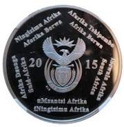 2 Rand Griqua Town, half coin at the bottom obverse image