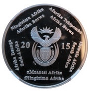 2 Rand Griqua Town, half coin at the top obverse image