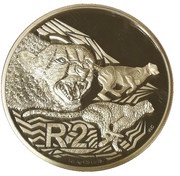 2 Rand Cheetah, South Africa, 2016 reverse image