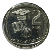 2 Rand Right to education, South Africa, 2019 reverse image