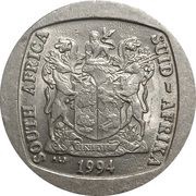 5 Rand Presidential inauguration obverse image