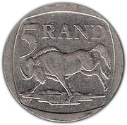 5 Rand Afurika Tshipembe - Ningizimu Afrika, South Africa, 2003 reverse image