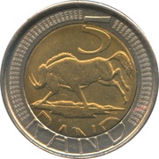 5 Rand Afrika Dzonga - Ningizimu Afrika reverse image