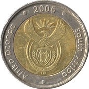 5 Rand Afrika Dzonga - South Africa obverse image