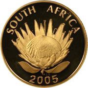 5 Rand - ⅒ Ounce Albert John Luthuli obverse image
