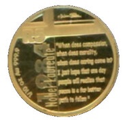 5 Rand - ⅒ Ounce Desmond Tutu, South Africa, 2006 reverse image