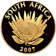 5 Rand - ⅒ Ounce F.W. de Klerk obverse image