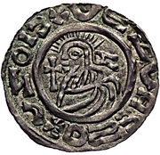 Denar - Sobeslaus Slavník, Bohemia, 985-995 reverse image