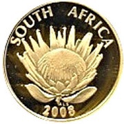 5 Rand - ⅒ Ounce Mahatma Gandhi obverse image