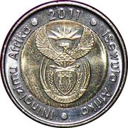 5 Rand iNingizimu Afrika - iSewula Afrika obverse image