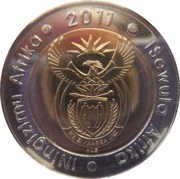5 Rand 90 Years South African Reserve Bank obverse image