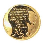 5 Rand Life of a Legend; Nelson Mandela, South Africa, 2013 reverse image