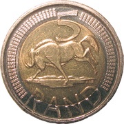 5 Rand Afurika Tshipembe - iSewula Afrika reverse image
