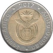 5 Rand South Africa - Afrika-Dzonga obverse image