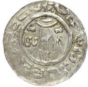 Denar - Sobeslaus Slavník, Bohemia, 985-995 reverse image