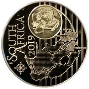5 Rand African Flame Lily - Colourized obverse image