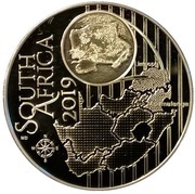 5 Rand Impala Lily - Colourized obverse image