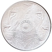 5 Rand The Big Five Series I - Lion, South Africa, 2019 reverse image