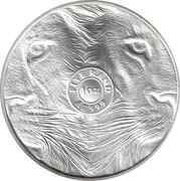 5 Rand The Big Five Series II - African Lion, South Africa, 2022 reverse image