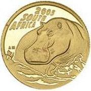 10 Rand - ⅒ Ounce Natura - Hippopotamus obverse image