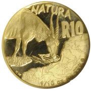 10 Rand - ⅒ Ounce Natura - Eland, South Africa, 2007 reverse image