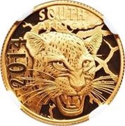 10 Rand - ⅒ Ounce Natura - Leopard obverse image