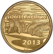 20 Rand - ¼ Ounce Natura - Zebra obverse image