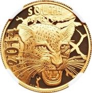 20 Rand - ¼ Ounce Natura - Leopard obverse image