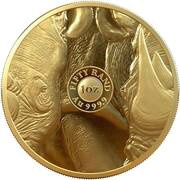 50 Rand The Big Five Series I - Rhino reverse image
