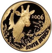 100 Rand - 1 Ounce Natura - Giraffe obverse image