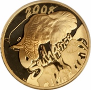 100 Rand - 1 Ounce Natura - Elephant obverse image