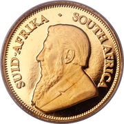 ⅒ Ounce Krugerrand obverse image
