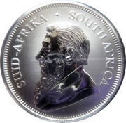 1 oz Silver Krugerrand - 1 Rand Gold Krugerrand Anniversary obverse image