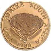 ⅒ Ounce Groot Trek 150 Years obverse image