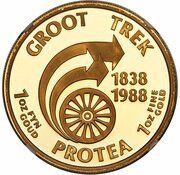 1 Ounce Groot Trek 150 Years reverse image