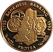 ⅒ Ounce Banking Bicentennial reverse image