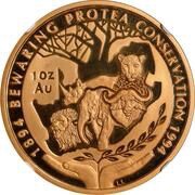 1 Ounce Conservation Centenary, South Africa, 1994 reverse image