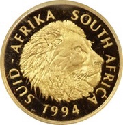 ⅒ Ounce Natura - Lion obverse image